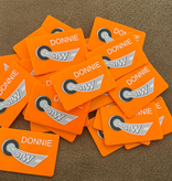 Rechthoekige plastic munten 64x42mm met jouw eigen ontwerp - per 100 stuks