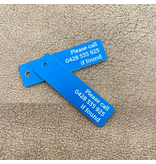 CombiCraft Kunststof Sleutellabels in standaard labelvorm met jouw nummerreeks