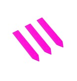 CombiCraft Blanco steeketiketten groot 18x100mm van 1000 micron in meerdere kleuren - per 100 stuks