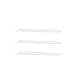 Blanco steeketiketten groot 18x100mm van 1000 micron in meerdere kleuren - per 100 stuks