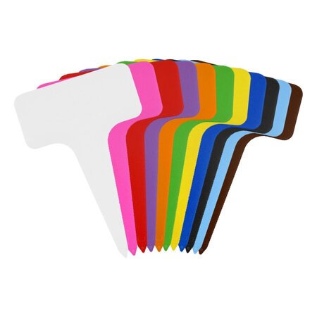 CombiCraft Blanco steeketiketten of plantenstekers 60x96mm van 1000 micron in meerdere kleuren - per 100 stuks