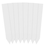 Blanco steeketiketten of plantenstekers groot 20x140mm van 600 micron dik wit - per 50 stuks