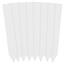 Blanco steeketiketten of plantenstekers groot 20x140mm van 600 micron dik wit - per 50 stuks