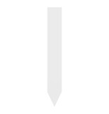 Blanco steeketiketten of plantenstekers groot 20x140mm van 600 micron dik wit - per 50 stuks