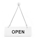 Kunststof open gesloten bord 29,8 x 9,8 cm - per stuk