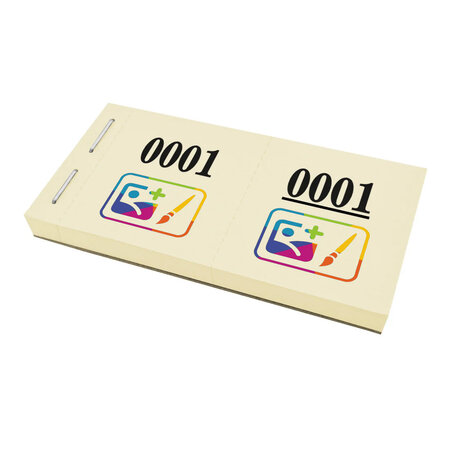 CombiCraft Nummerlootjes met full color logo - per 1000 nummers