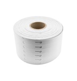 Blanco sleufetiketten 160x17mm voor thermal transferprinters op rol wit - per 4000 etiketten