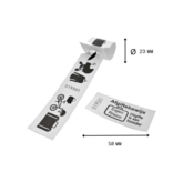 CombiCraft Bagagelabels of bagagetickets 250x25mm op rol in meerdere kleuren - per 500 labels