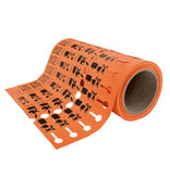 CombiCraft Bagagelabels of bagagetickets 250x25mm op rol in meerdere kleuren - per 500 labels