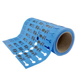 CombiCraft Bagagelabels of bagagetickets 250x25mm op rol in meerdere kleuren - per 500 labels