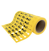 CombiCraft Bagagelabels of bagagetickets 250x25mm op rol in meerdere kleuren - per 500 labels