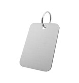 CombiCraft Blanco aluminium sleutellabel 40x60mm - per stuk
