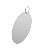 Blanco aluminium sleutellabel 45x85mm - per stuk
