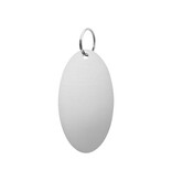 Blanco aluminium sleutellabel 45x85mm - per stuk