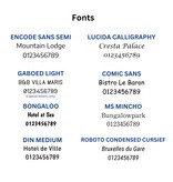 CombiCraft Metalen hotel sleutelhanger Petito 21x48mm met gravering goudkleurig - per stuk