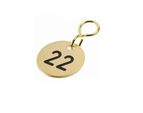 Messing sleutellabels