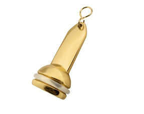 Messing hotel sleutelhangers