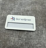 CombiCraft Aluminium naambadge Business 72x38mm met eigen ontwerp - per stuk