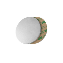 Blanco Aluminium Rond Zilver met tape
