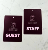 ID-kaarten, Event Badges - Accreditatie badges - Persbadges - Crew badges in een eigen ontwerp, met 1 gaatje en afgeronde hoeken.