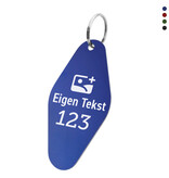 CombiCraft Aluminium sleutellabel 88,5x44mm met tekst, nummer en logo - per stuk