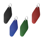 Aluminium sleutellabel 88,5x44mm met tekst, nummer en logo - per stuk