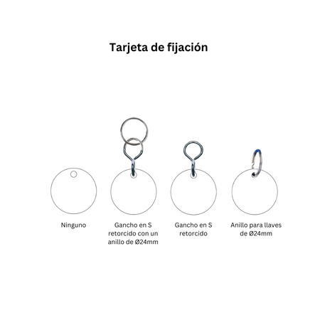 Blanco aluminium sleutellabel 40x90mm - per stuk