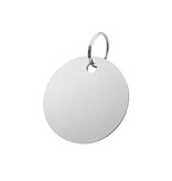 CombiCraft Blanco aluminium sleutellabel Ø50mm - per stuk