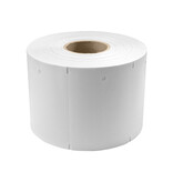 CombiCraft Hangetiketten op rol 75x100mm met gat wit - per 1000 etiketten