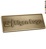 CombiCraft Gegoten logo plaatje 65x25mm met of zonder tape vanaf 100 stuks