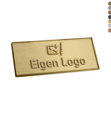 CombiCraft Gegoten logo plaatje 50x20mm met of zonder tape vanaf 100 stuks