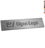 CombiCraft Gegoten logo plaatje 80x19mm met of zonder tape vanaf 100 stuks