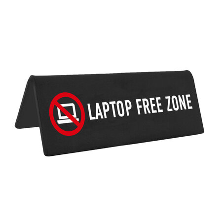 CombiCraft Tafelbordje Laptop free zone - per stuk