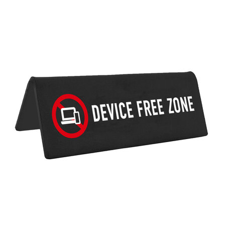 Tafelbordje Device free zone - per stuk