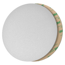 Aluminium nummer plaatje Ø75mm met tape