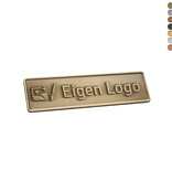CombiCraft Gegoten logo plaatje 60x15mm met of zonder tape vanaf 100 stuks