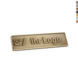 CombiCraft Gegoten logo plaatje 60x15mm met of zonder tape vanaf 100 stuks