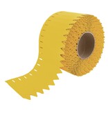 Blanco steeketiketten of plantenstekers op rol 25x120mm van 350 micron dik in meerdere kleuren - per 2000 etiketten