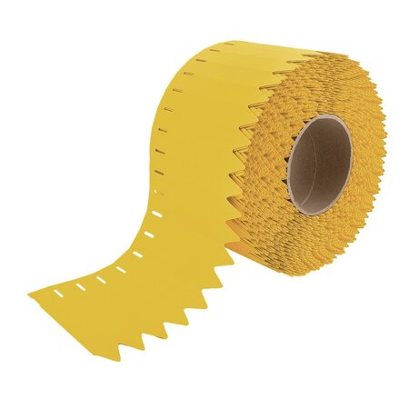 Blanco steeketiketten of plantenstekers op rol 25x120mm van 350 micron dik in meerdere kleuren - per 2000 etiketten
