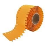 Blanco steeketiketten of plantenstekers op rol 25x120mm van 350 micron dik in meerdere kleuren - per 2000 etiketten