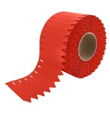 Blanco steeketiketten of plantenstekers op rol 25x120mm van 350 micron dik in meerdere kleuren - per 2000 etiketten