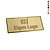 Gegoten logo plaatje 50x20mm