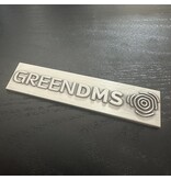 Gegoten logo plaatje 80x19mm met of zonder tape vanaf 100 stuks