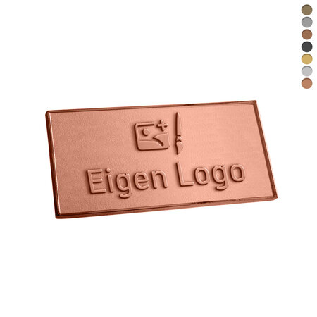 CombiCraft Gegoten logo plaatje 57x35mm met of zonder tape vanaf 100 stuks