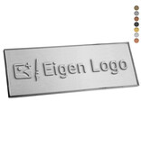 CombiCraft Gegoten logo plaatje 70x25mm met of zonder tape vanaf 100 stuks