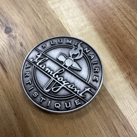 CombiCraft Gegoten logo plaatje Ø40mm met of zonder tape vanaf 100 stuks