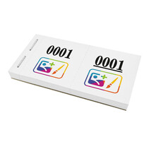 Nummerlootjes met full color logo - 1000 stuks