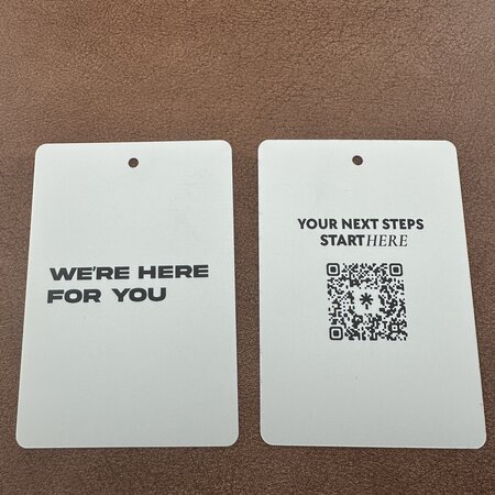 ID-kaarten, Event Badges - Accreditatie badges - Persbadges - Crew badges in een eigen ontwerp, met 1 gaatje en afgeronde hoeken.