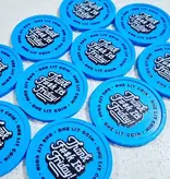 Plastic munten Ø29mm met jouw eigen ontwerp