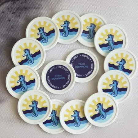 Plastic munten Ø29mm met jouw eigen ontwerp